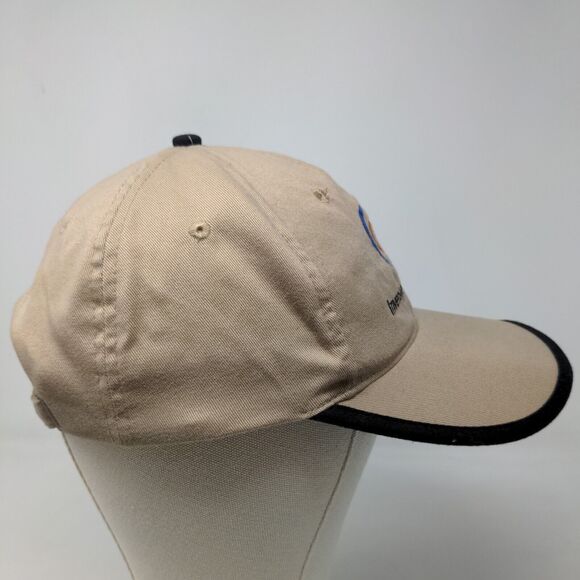 ZKAPZ Men's Slideback Hat Tan OSFA Invensys Direct Embroidered Logo - Picture 6 of 10